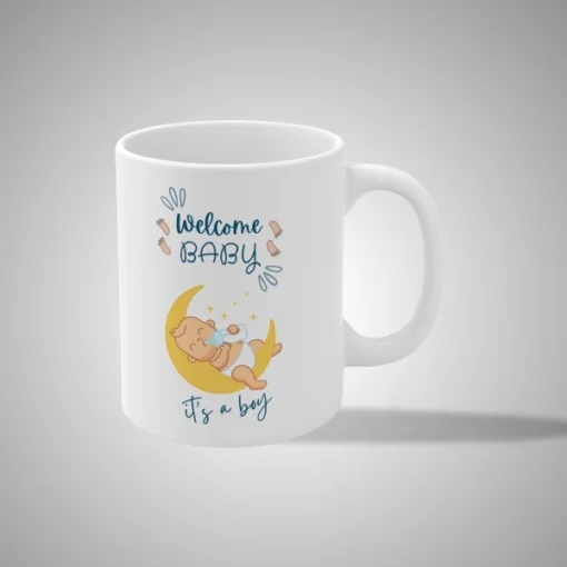Welcome Baby Boy Mug