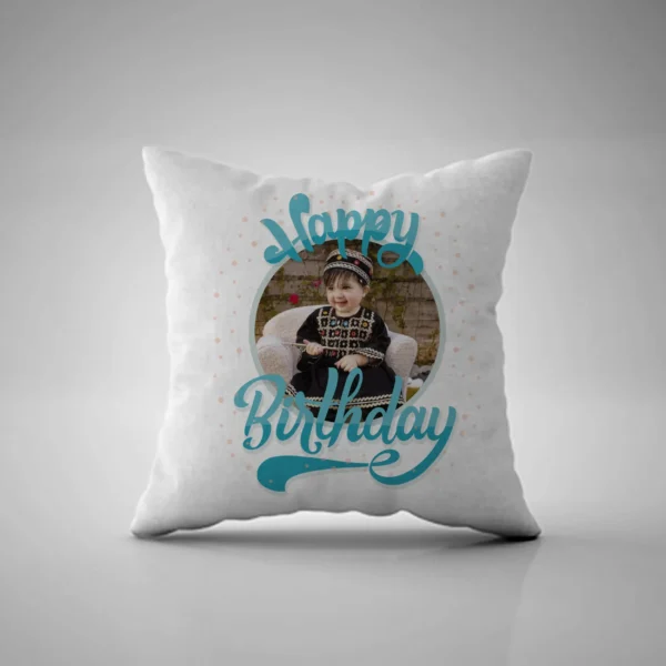 Alternative view of Customized Birthday Pillow