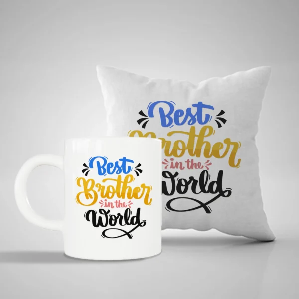 Best Brother Mug and Pillow