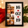 Couple Date Photo Frame