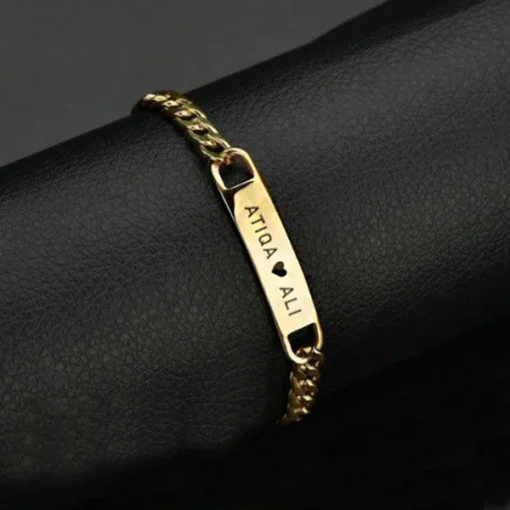 Custom Chain Bracelet Gold