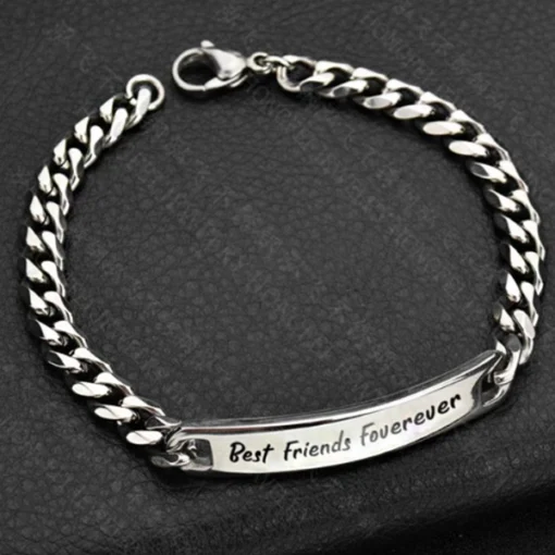 Custom Chain Bracelet Silver