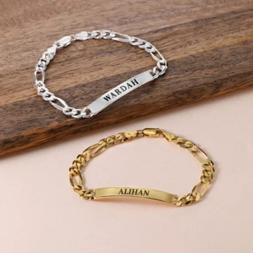Custom Chain Bracelet Silver & Gold