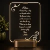 Custom Message Acrylic Lamp