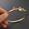 Custom Name Bracelet with Heart