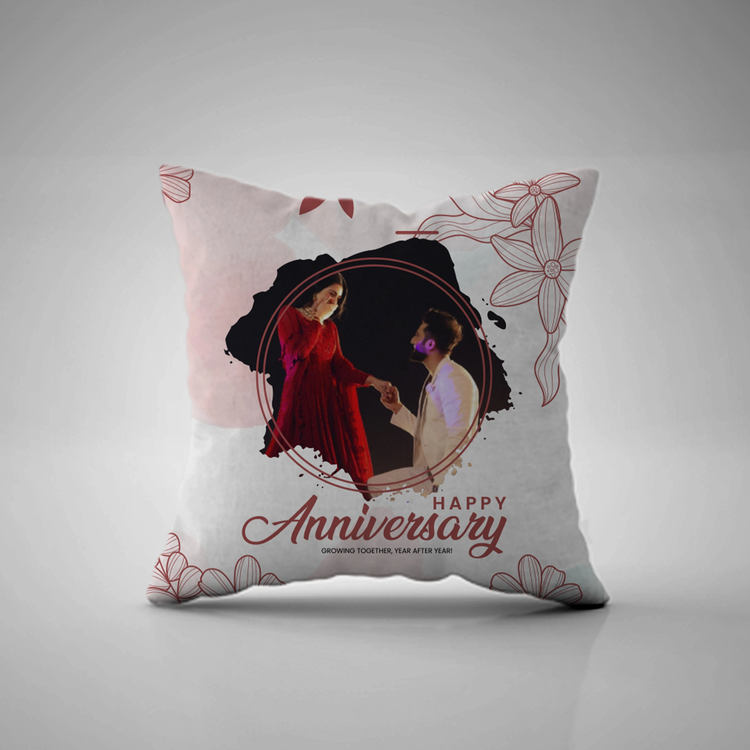 Happy anniversary pillow best sale