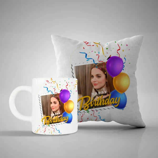 Customized Birthday Mug and Pilllow