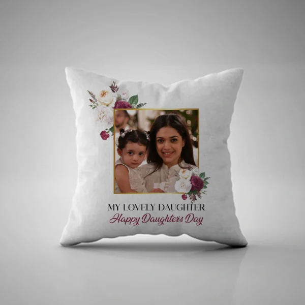 Customized Daughter's Day Pillow