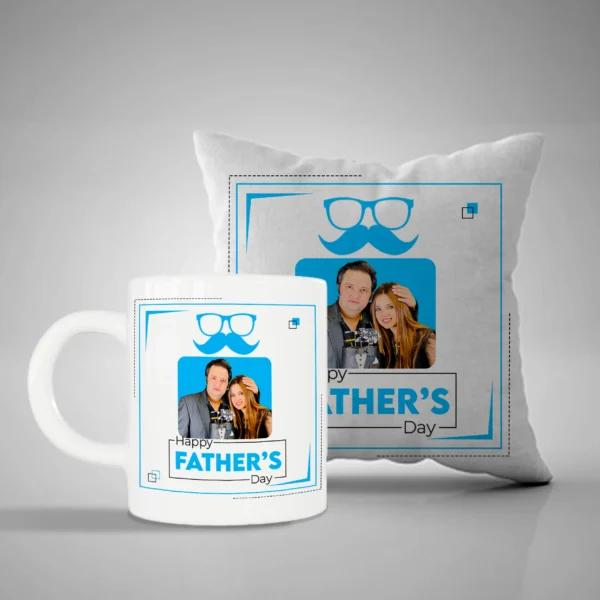 Customized Father's Day Mug and Pillow