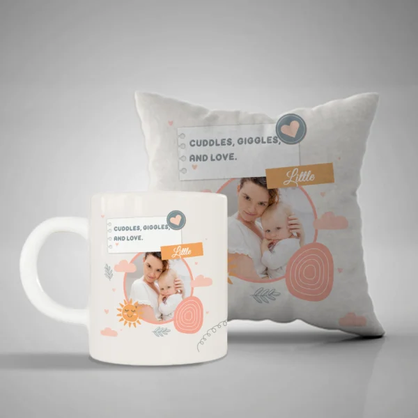 Customized Mug and Pillow for Baby