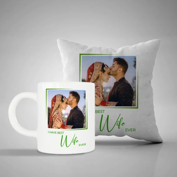 Customized Mug and Pillow for Wife