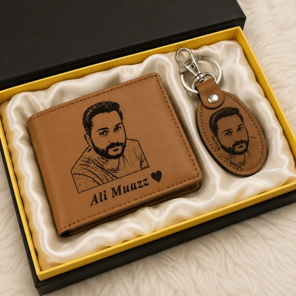 Customized Picture Wallet & Keychain