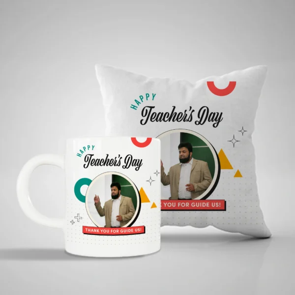 Customized Teacher's Day Mug and Pillow
