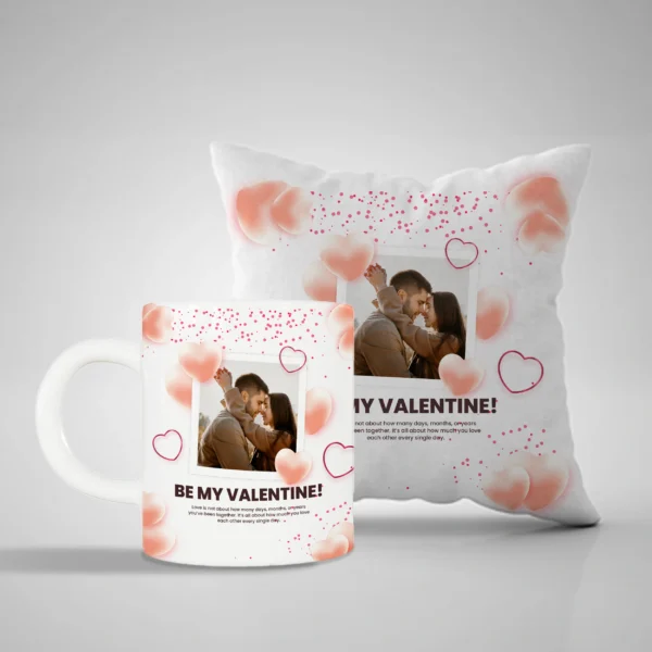 Customized Valentine's Day Mug and Pillow