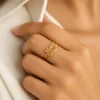Double Name Ring
