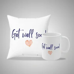 Get Well Soon Mug and Pillow 1