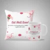 Get Well Soon Mug and Pillow