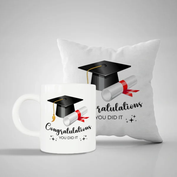 Graduation Mug and Pillow