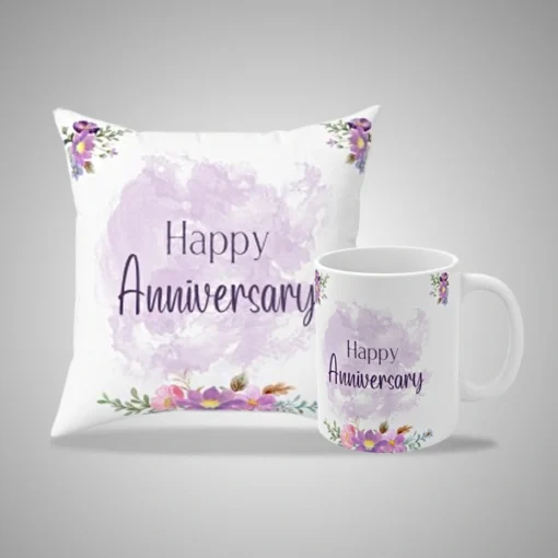 Happy Anniversary Mug & Pillow - Image 3