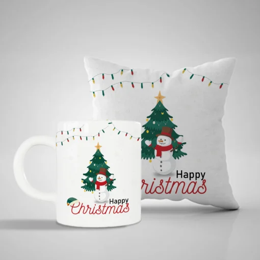 Happy Christmas Mug and Pillow