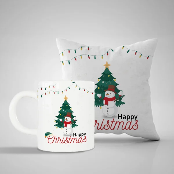 Happy Christmas Mug and Pillow