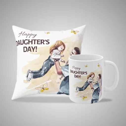 Happy Daughter's Day Mug and Pillow