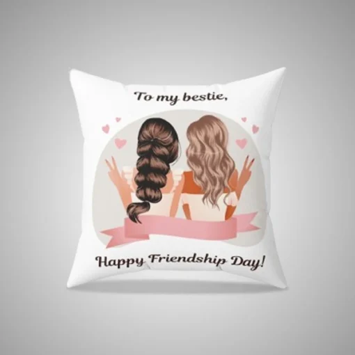 Happy Friendship Day Pillow