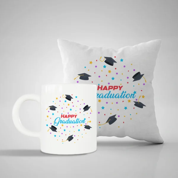 Happy Graduation Mug and Pillow
