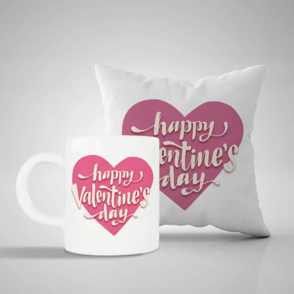 Happy Valentine's Day Mug and Pillow