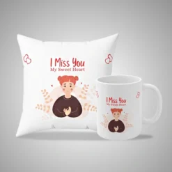 Miss You Mug and Pillow 1
