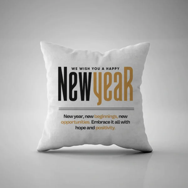 New Year Pillow 1