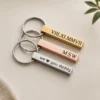 Personalized 3D Bar Keychain