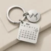 Personalized Calendar Keychain