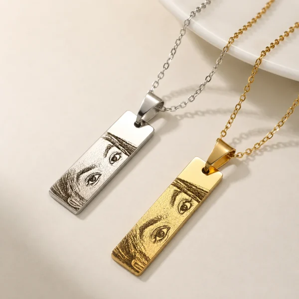Personalized Eye Necklace
