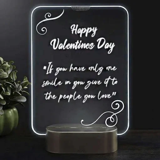 Personalized Message Acrylic Lamp