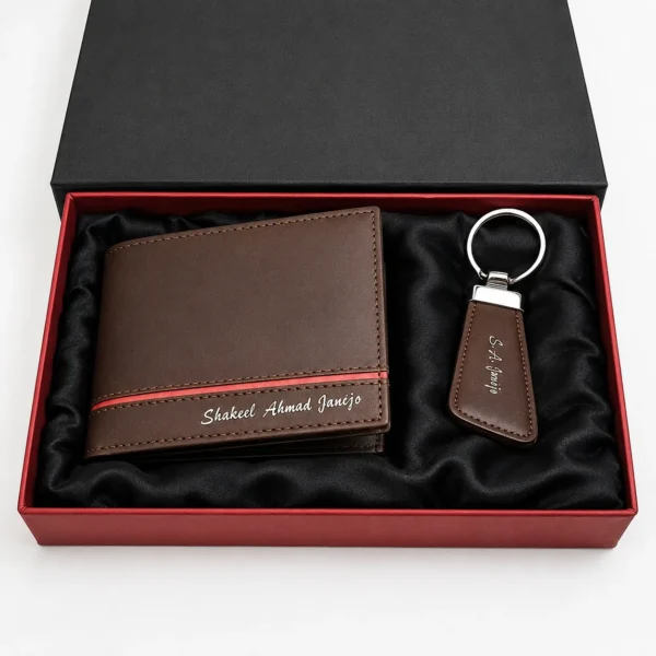 Personalized Wallet & Keychain