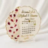 Resin Art Nikkah Calendar