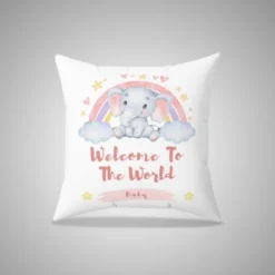 Welcome to the World Baby Pillow