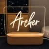 Acrylic Name LED Lamp