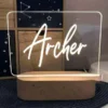 Acrylic Name LED Lamp
