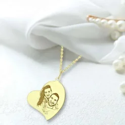 Custom Heart Picture Pendant