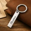 Custom Slim Metal Keychain