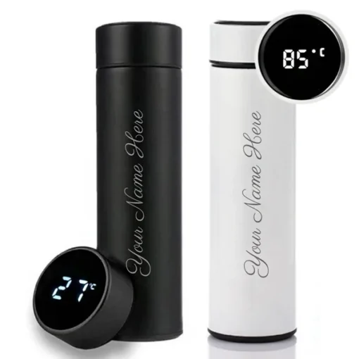 Custom Water Bottle with LED Temperature