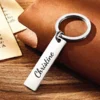 Custom Slim Metal Keychain