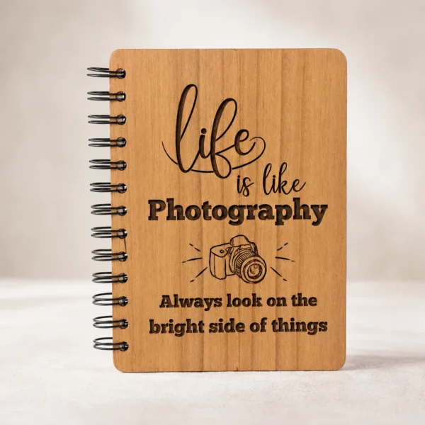 Alternative view of Customized Wooden Notebook