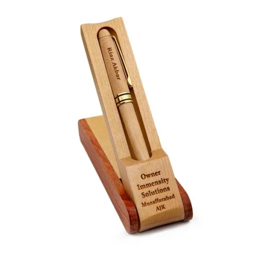 Customized Wooden Pen with Holder