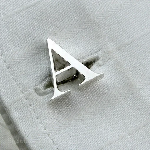 Initial Letter Cufflinks