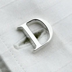 Initial Letter Cufflinks D