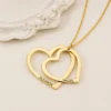 Multiple Heart Name Necklace