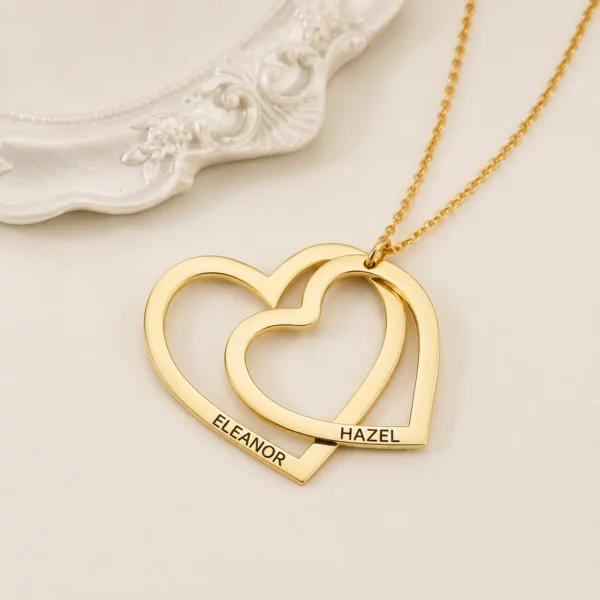 Multiple Heart Name Necklace